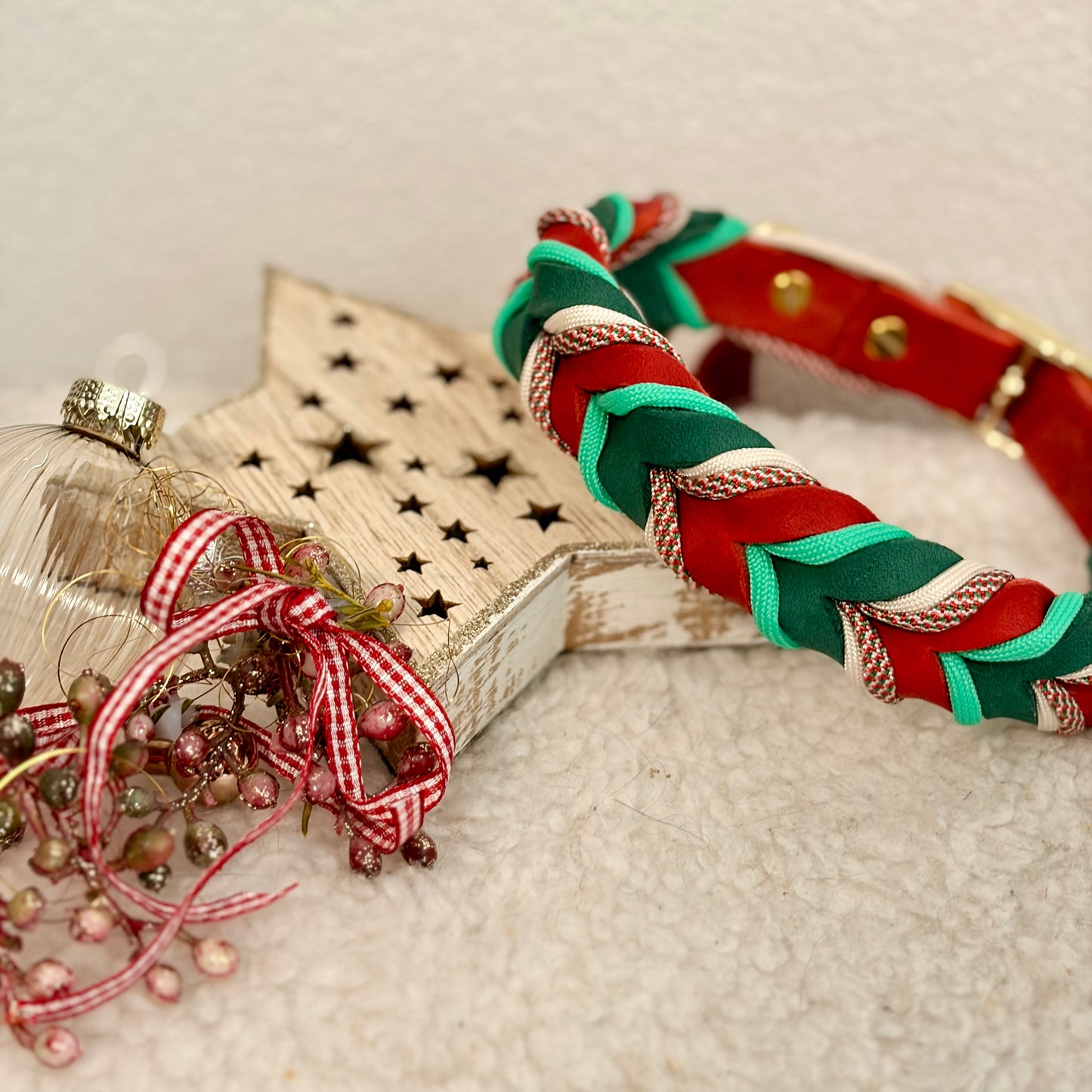 Fettleder Halsband Sofortkauf 33-39cm