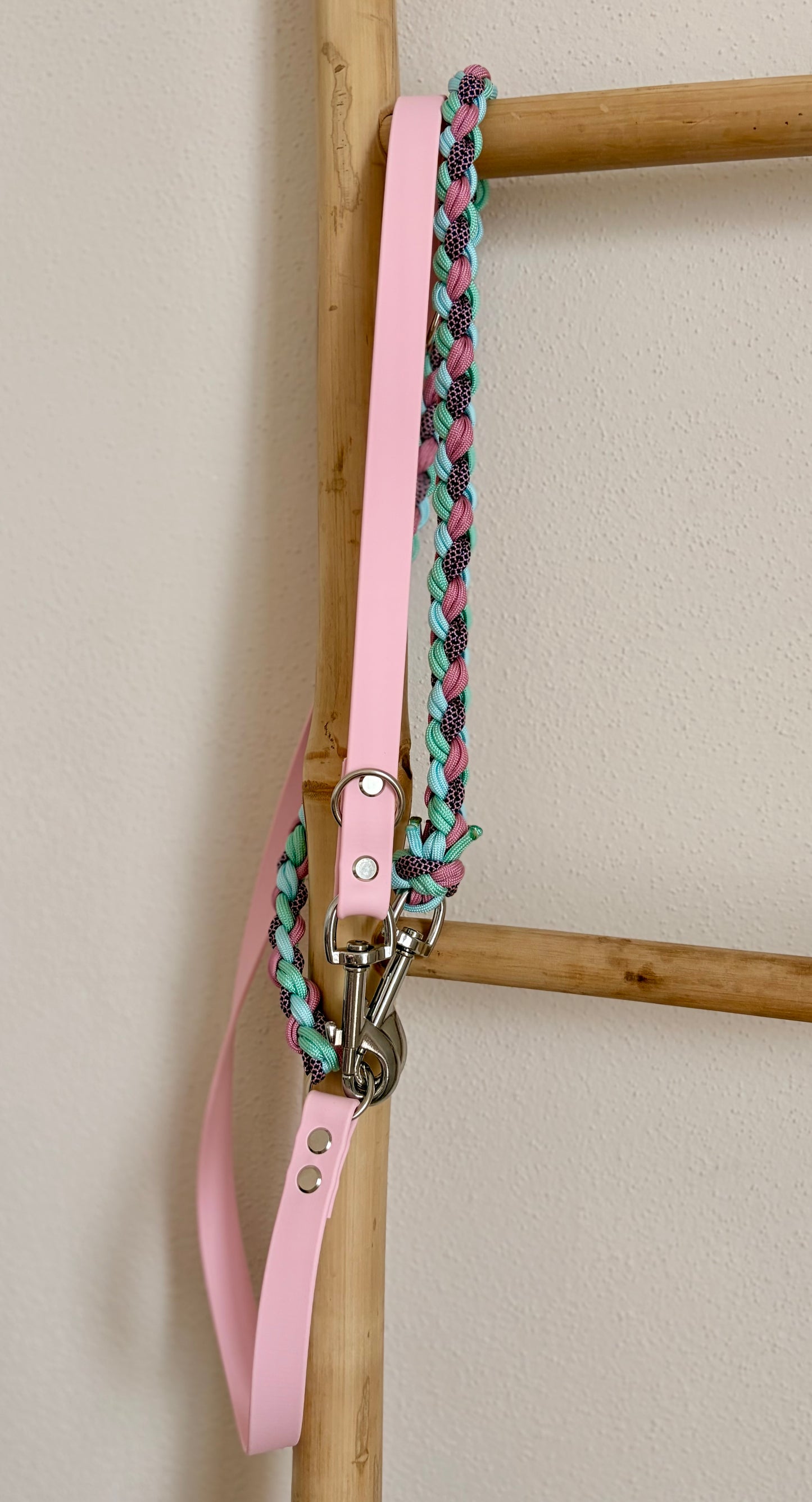 Paracord Hundeleine mit Biothane Sofortkauf 1,90m