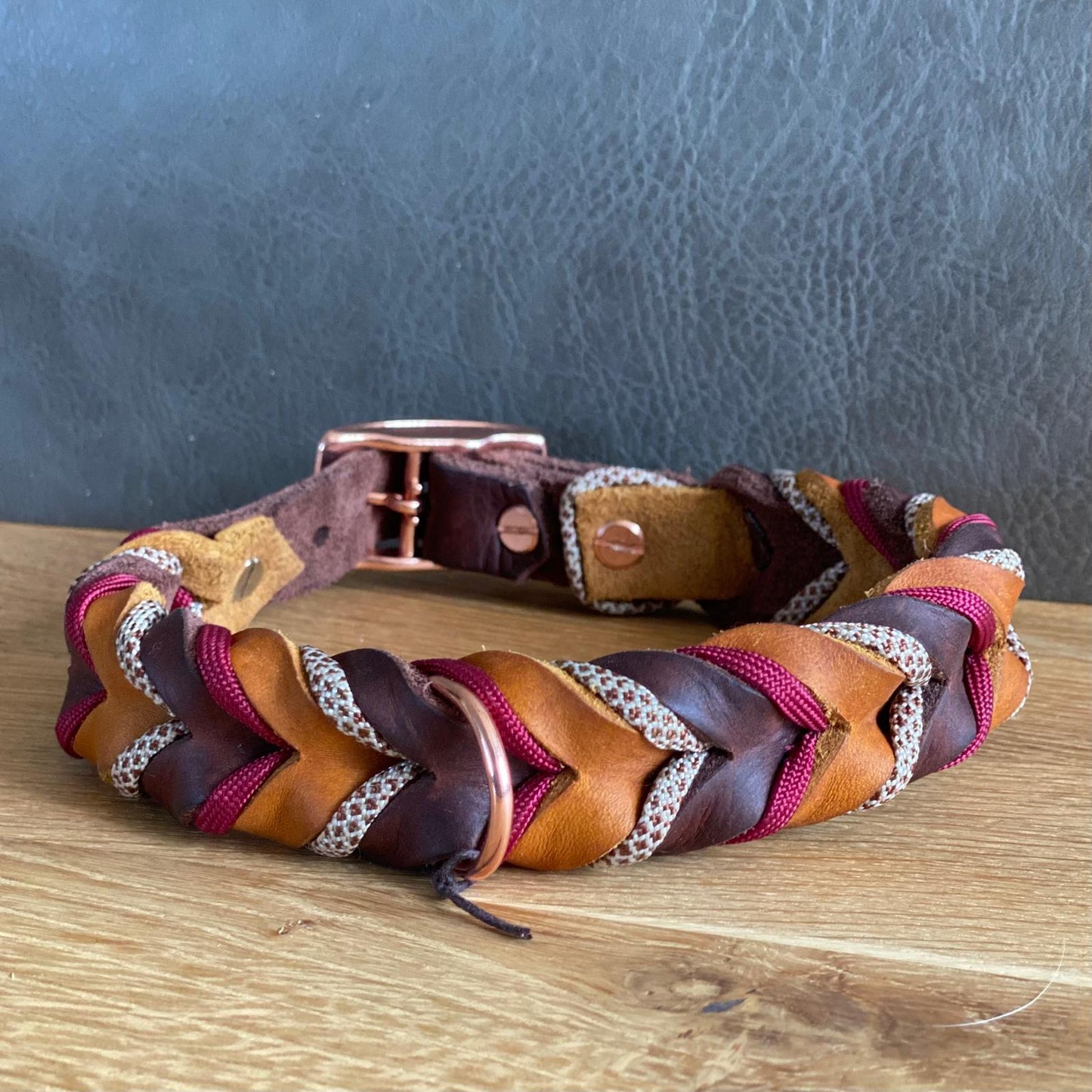 Fettleder Halsband Sofortkauf 34-40cm