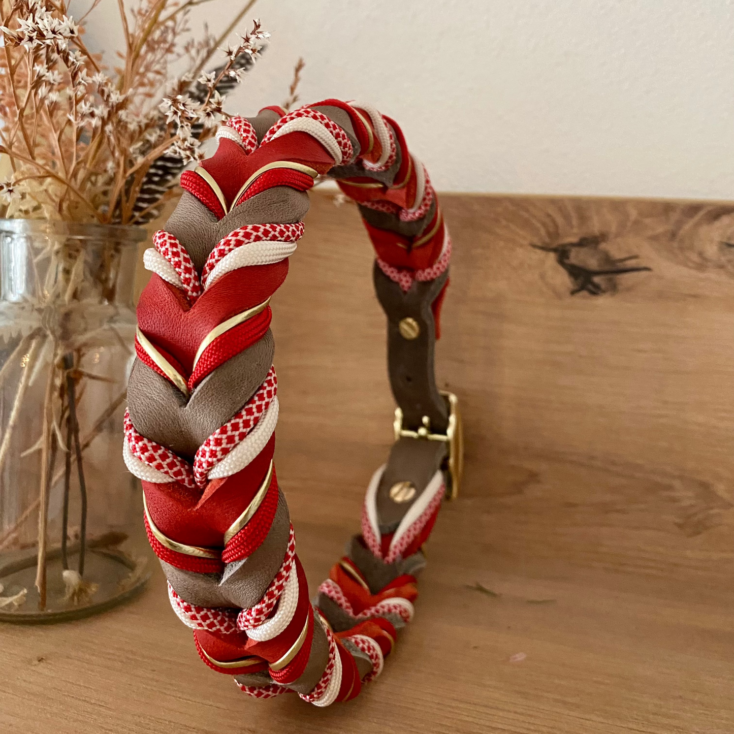 Fettleder-Halsband zum selbst konfigurieren