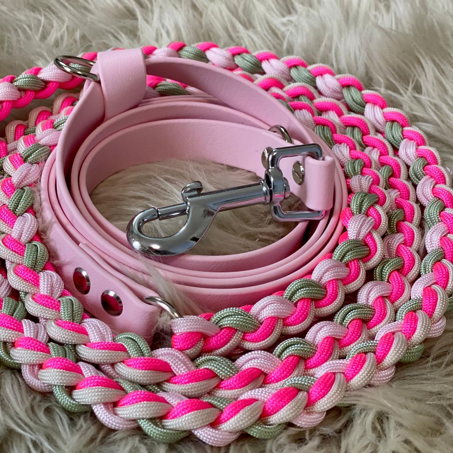 Paracord Hundeleine mit Biothane Sofortkauf 3m