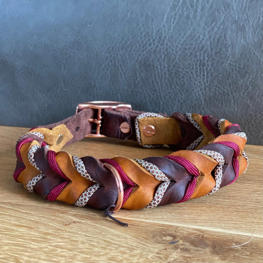 Fettleder Halsband Sofortkauf 34-40cm