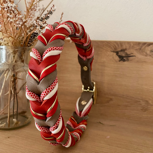 Fettleder-Halsband zum selbst konfigurieren
