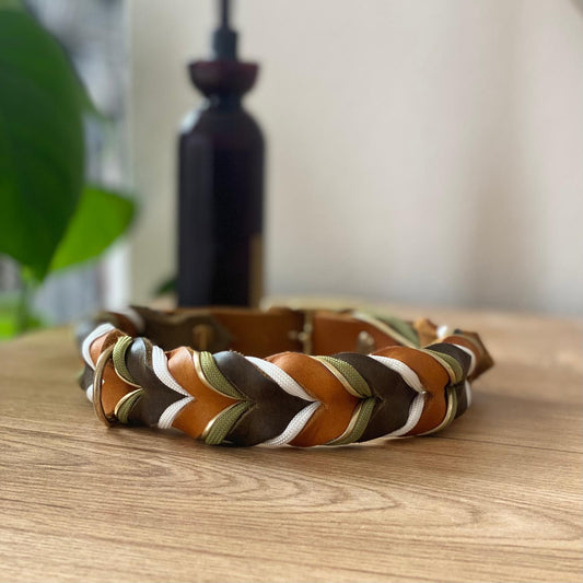 Fettleder Halsband Sofortkauf 33-39cm