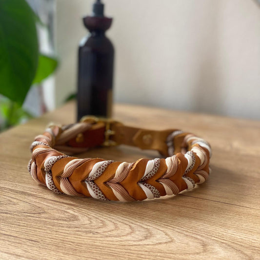 Fettleder Halsband Sofortkauf 37-42cm