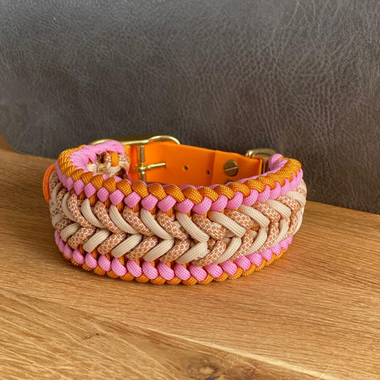 Halsband "Be Happy" Sofortkauf 28-34cm