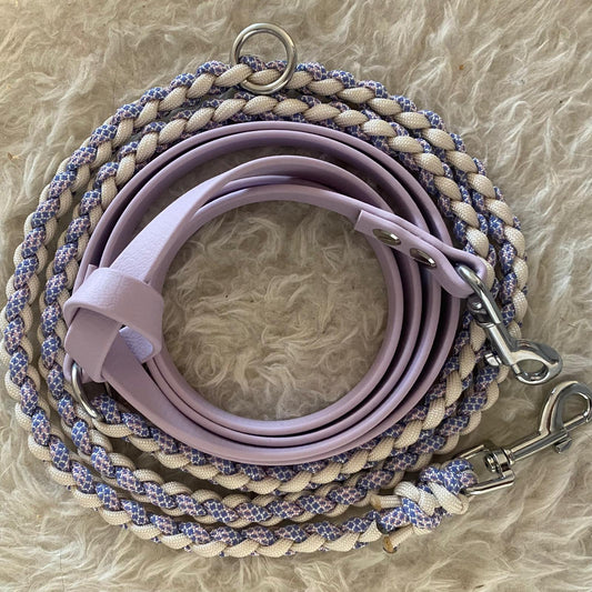 Paracord Hundeleine Mini mit Biothane Sofortkauf 2,40m