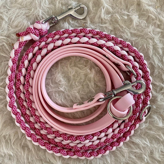 Paracord Hundeleine Mini mit Biothane Sofortkauf 2,30m